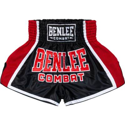 Benlee unisex thajské boxerské šortky čierna biela červená