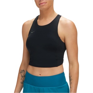 HOKA Дамски спортен сутиен HOKA Women's Elaro Crop Bra Sports bra - Black (114-3378-0214)
