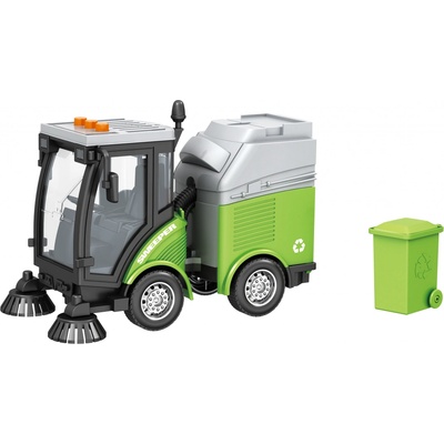 Wiky vehicles Auto čistící s popelnicí a efekty 24 cm