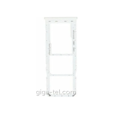 Samsung Galaxy M30s, M31s (M307F, M317F) SIM tray bílý, držák, šuplík