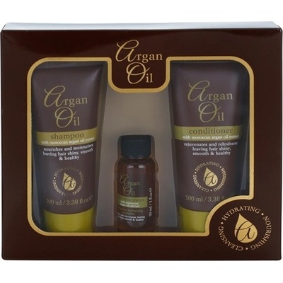 Xpel Argan Oil šampon 100 ml + kondicionér 100 ml + vlasové sérum 30 ml dárková sada