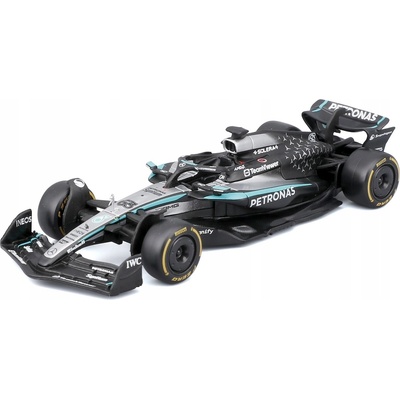 Метална количка Bburago - Mercedes-AMG F1 W16 Team AMG Petronas, George Russell, 1: 43 (18-38237-R)