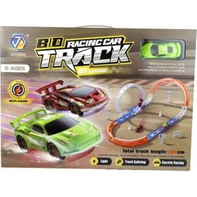Man Yuk Toys Електрическа състезателна писта с акумулаторна количка (652-t15)