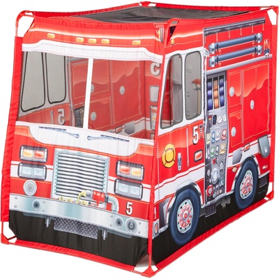 Melissa & Doug Детска палатка за игра Melissa & Doug - Пожарна кола (32102)