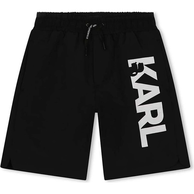 KARL LAGERFELD Детски плувни шорти Karl Lagerfeld в черно (Z30023.114.150)
