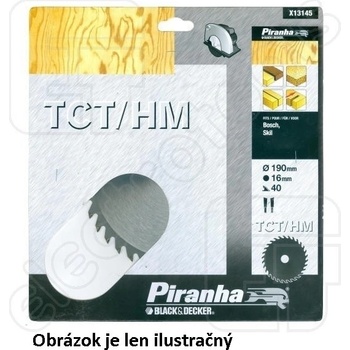 PIRANHA X13125 Pílový kotúč TK 170*16,0mm, 40Z