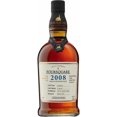 Foursquare 2008 Cask Strength 60% 0,7 l (čistá fľaša)