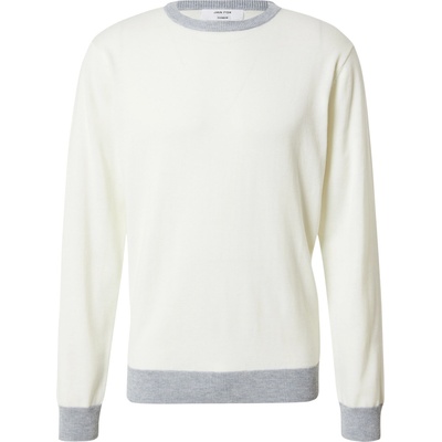 Dan Fox Apparel Пуловер 'Lars' бяло, размер M