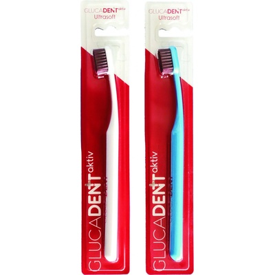 Glucadent aktiv zubná kefka Ultra soft 1 ks