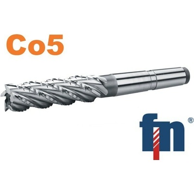 Fréza válcová čelní 10x45mm 4bř. HSSCo5 dlouhá polohrubozubá MK1 , typ N-CB 423245.100