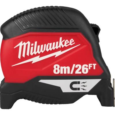 Milwaukee Metr, svinovací PREMIUM MAGNETIC IV. 8M/26FT/30MM 4932498771
