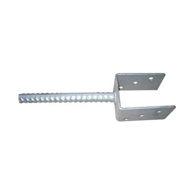 Patka sloupku U 101x60x100mm tl.4mm trn 18x200mm ZN