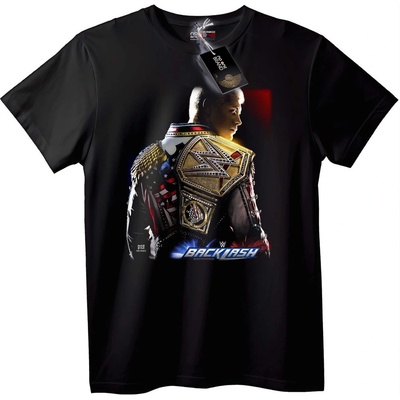 NOONEBRAND Тениска WWE Backlash Шампион - 5XL, White