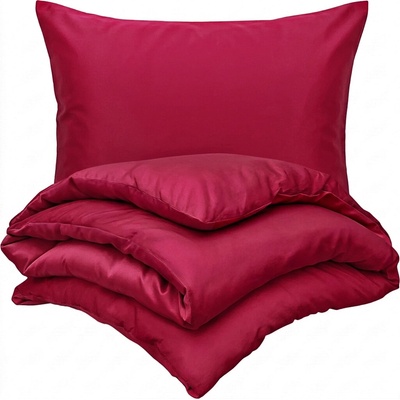 Kvalitex satén obliečky Luxury Collection vínové 140x200 70x90