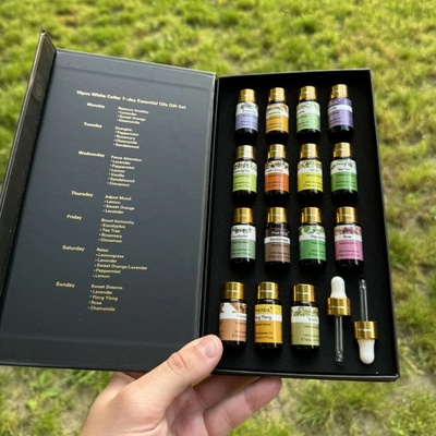 Phatoil Darčekové balenie vonných olejov 100 % prírodné) 15 x 5 ml