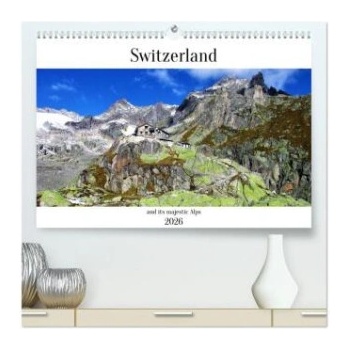 Calvendo Switzerland and its majestic Alps (High Quality Premium Wall Calendar 2026 DIN A2 landscape), CALVENDO 12 Month Wall Calendar | Calvendo, Hubert Krummenacher