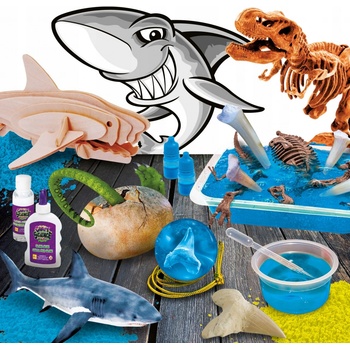 Lisciani Crazy Science Žraloky a Dinosaury 97586