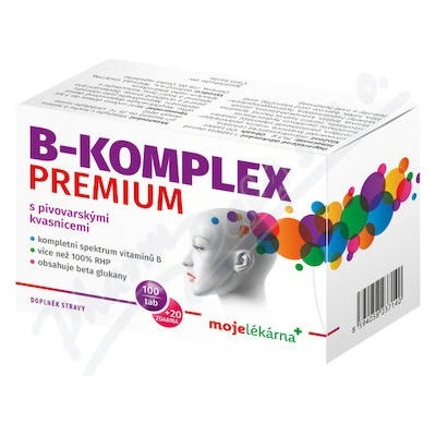 Moje lékárna B-komplex Premium 100+20 tabliet