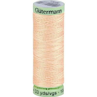 Polyesterové nitě Gütermann Jeans návin 30 m Varianta: 169 režná světlá, Balení: 1 ks