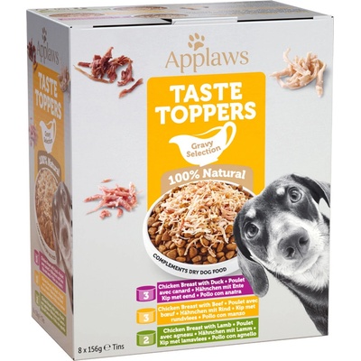 APPLAWS Applaws Dog Tin 8 x 156 g Gravy Multipack
