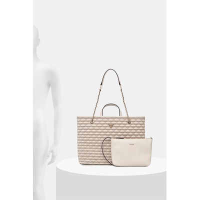 GUESS шопинг чанта дамска от имитация на кожа GIULLY (HWAG96.73290)