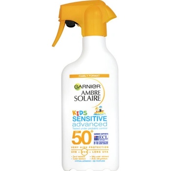 Garnier Ambre Solaire Kids Sensitive SPF50+ opalovací mléko spray 300 ml