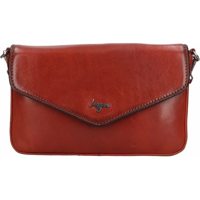 Lagen dámska kožená kabelka LGB 2050 koňak