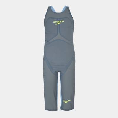 Speedo Women's Fastskin LZR Pure Valor 2.0 Openback Kneeskin - Grey/Blue