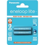 Panasonic eneloop lite батерия aaa, презареждаща се, 2бр. /пакет bk-4lcce/2be_n (bk-4lcce/2be_n)