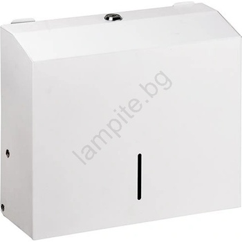 Bemeta Диспенсър за кърпи 28x24, 5 см неръждаема стомана/бял (BD0390)