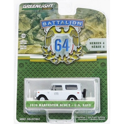 GreenLight HARVESTER SCOUT USA NAVY MILITARY 1970 1:64