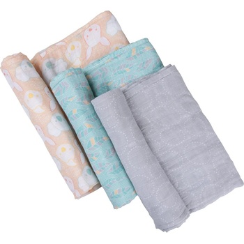 Playgro Муселинови пелени Playgro Fauna Friends 120X120 (3 бр. /оп. ) 0м+ (PG.0855)