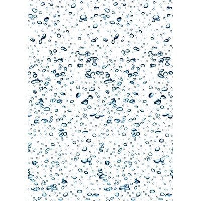 W+G 423 Papírová 4 dílná fototapeta Bubbles, rozměry 183 x 254 cm