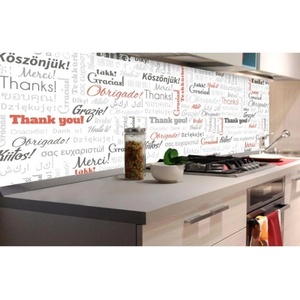 DIMEX ART Фототапет за кухня - надписи благодаря 180 x 60 см