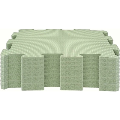 Nido Pěnová hrací podložka Puzzle 9 ks Sage Green – Sleviste.cz