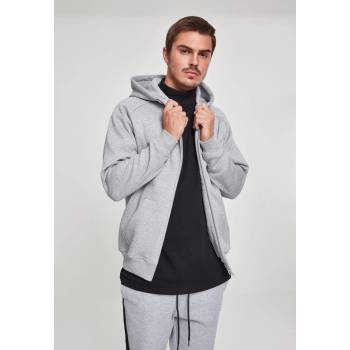 Urban Classics Мъжки изчистен суичър с цип Urban Classics gray TB014CUB-TB014C-00111 - Сив, размер M