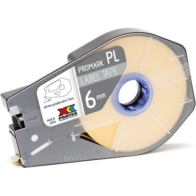Partex PROMARK-PL060CN4, жълто самозалепваща лента, 6мм, 30м (PROMARK-PL060CN4)