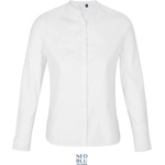 Neoblu 3787 BART WOMEN / Дамска риза с дълъг ръкав от поплин - оптически бяло S (243787z1501)