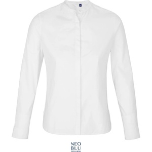 Neoblu 3787 BART WOMEN / Дамска риза с дълъг ръкав от поплин - оптически бяло S (243787z1501)