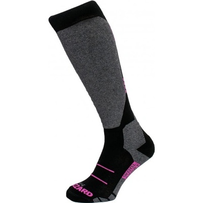 Blizzard Wool Sport Junior ski socks black/pink černá