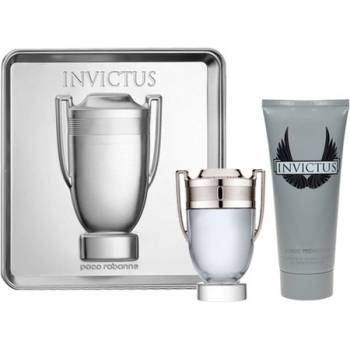 Paco Rabanne Invictus Подаръчен комплект, Тоалетна вода 50ml + душ гел 100ml, мъже