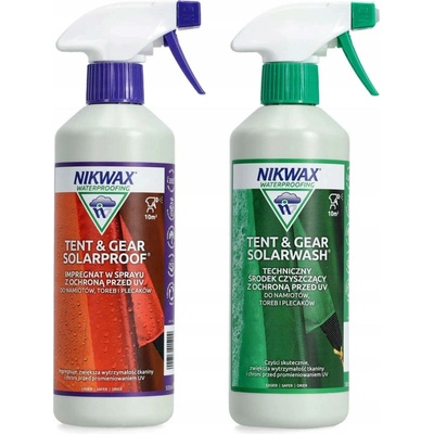 Nikwax Tent & Gear SolarWash + SolarProof pro praní a impregnaci stanů