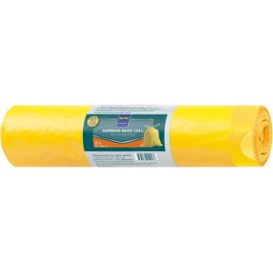 METRO Professional Торби за отпадъци, дебели, 120 л, жълти, 2 x 25 бр