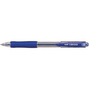 uni Химикалка, 0, 3 мм, с бутон, UNI "SN-100 Laknock", синя 733923000 (733923000)
