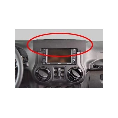 Brodit ProClip montážní konzole pro Jeep Wrangler 11-18 USA, zesílený, na střed 213495