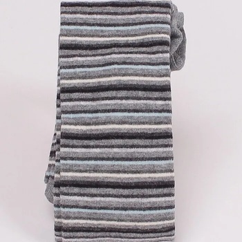 Image 1 of Детски чорапогащник в сив цвят на райе