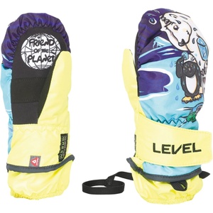 LEVEL Детски ръкавици Level Kid's Animal Rec Gloves - Yellow / Blue - размер 0 (202-7337-0411)