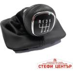 Paolo Топка за скоростен лост с маншон съвместима с Skoda Octavia 07-14 с 6 скорости (58363) - steficenter