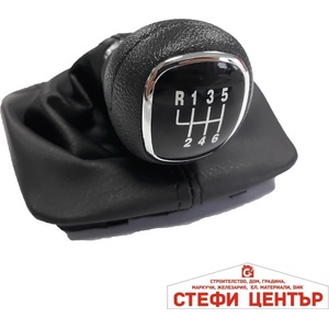 Paolo Топка за скоростен лост с маншон съвместима с Skoda Octavia 07-14 с 6 скорости (58363) - steficenter