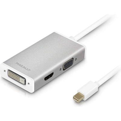 Macally 3-in-1 Mini-DisplayPort към DVI/HDMI/VGA 4K адаптер